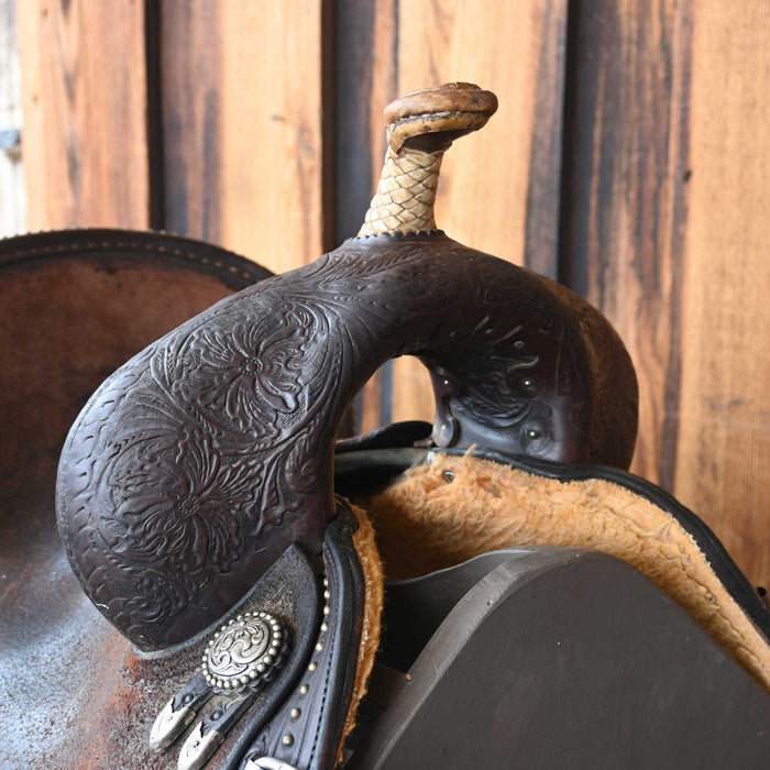13" USED CIRCLE Y JOSEY MITCHELL ULTIMATE AVENGER BARREL SADDLE