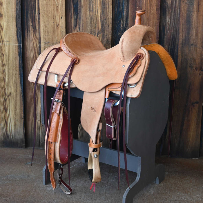 15.5" TESKEY'S RANCH CUTTER SADDLE