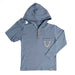 Boy's Cade Henley Dusty Blue Pullover KIDS - Boys - Clothing - Sweatshirts & Hoodies Cowboy Cade