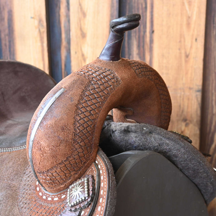 14.5" USED HONEY CREEK BARREL SADDLE