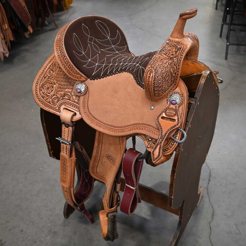 14" TESKEY'S BARREL SADDLE Saddles TESKEY'S SADDLERY LLC