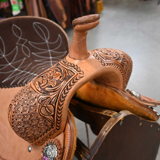 14" TESKEY'S BARREL SADDLE Saddles - New Teskey's Saddlery