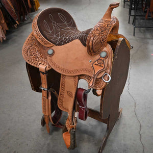 14.5" TESKEY'S BARREL SADDLE Saddles TESKEY'S SADDLERY LLC