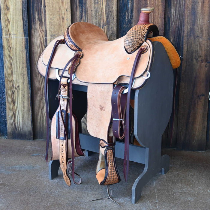 14.5" TESKEY'S TEAM ROPING SADDLE