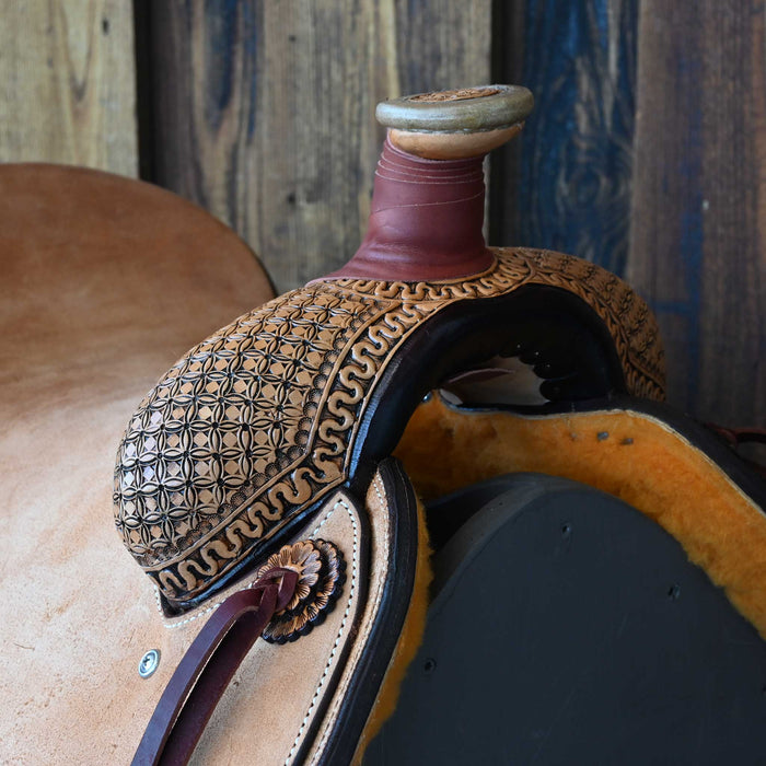 14.5" TESKEY'S TEAM ROPING SADDLE