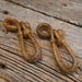 Rawhide Rein Connectors Tack - Reins MISC