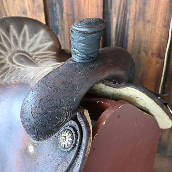 14" USED MARTIN ROPING SADDLE Saddles - Used Martin Saddlery