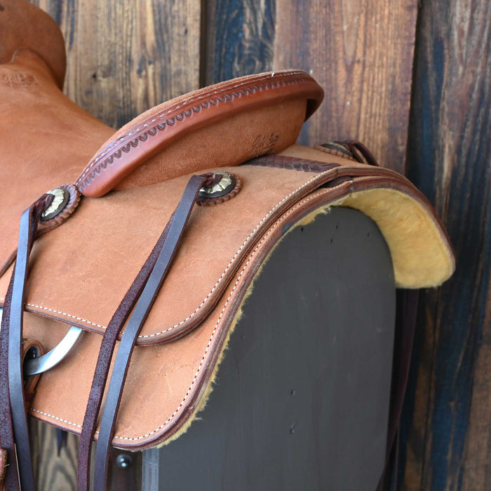 16" DEMO JEFF SMITH BUSTER WELCH RANCH CUTTER SADDLE