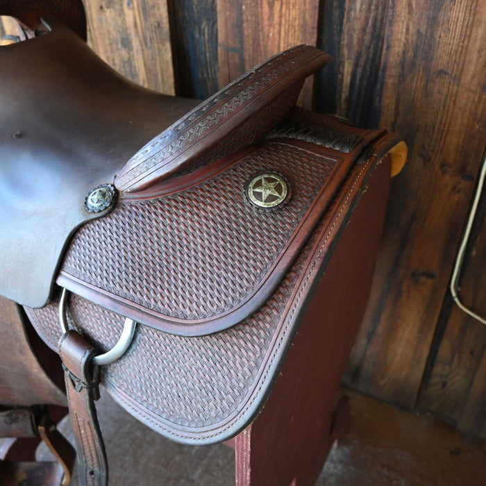 16" USED TESKEY'S CUTTING SADDLE