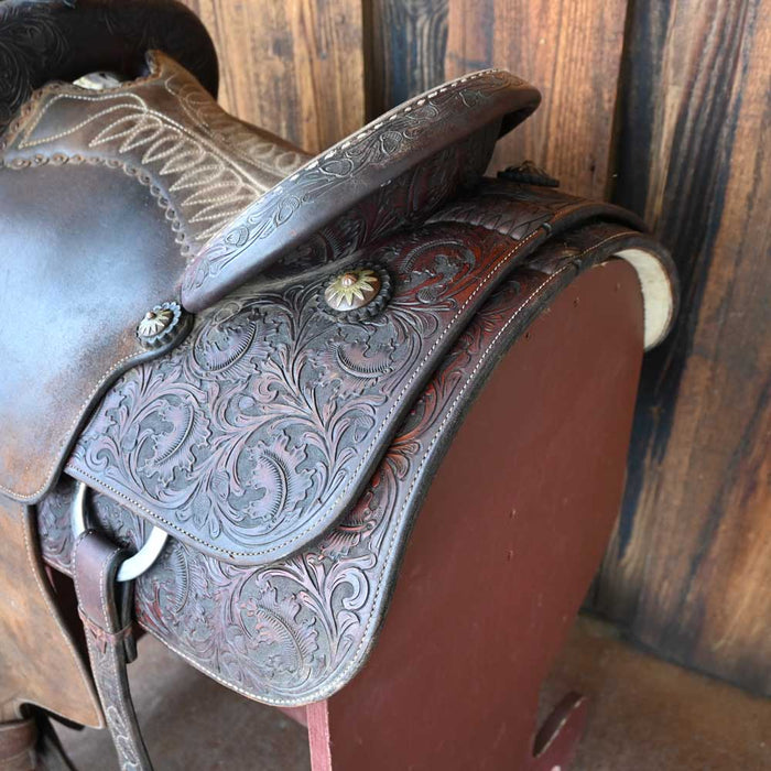 14" USED MARTIN ROPING SADDLE Saddles - Used Martin Saddlery