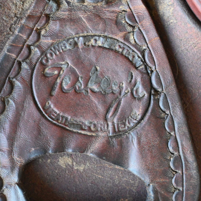 16" USED TESKEY'S CUTTING SADDLE