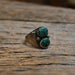 Vintage Size 7.5 Turquoise Ring Collectibles Misc