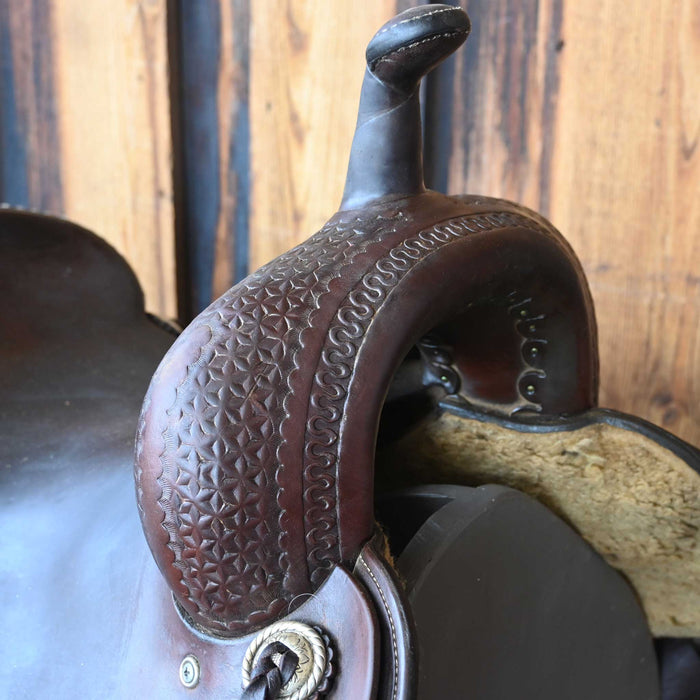 16.5" USED ROO HIDE CUTTING SADDLE