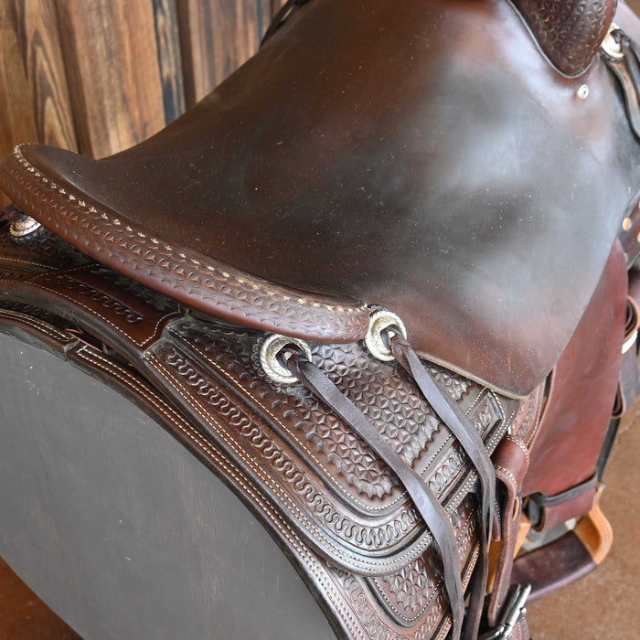 16.5" USED ROO HIDE CUTTING SADDLE