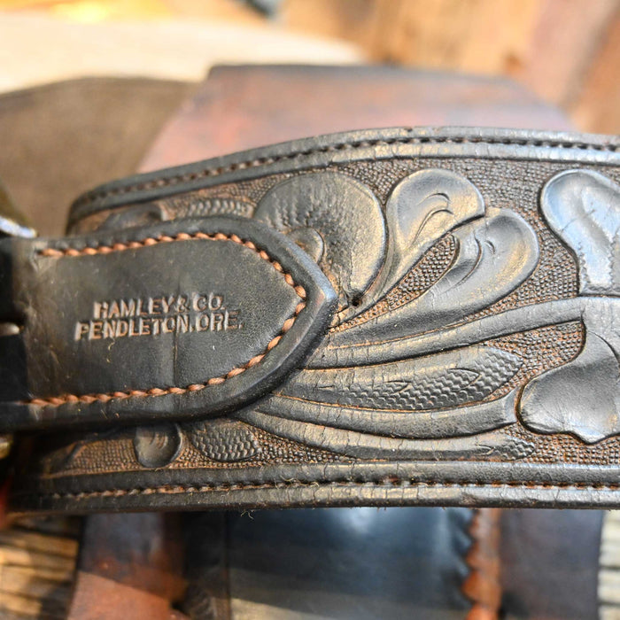 Vintgae Hamley & Co. Pendleton Ore. Gun & Tooled Ammo Belt Collectibles Hamley & Co. Pendleton Ore.