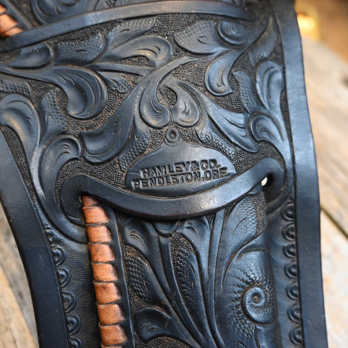 Vintgae Hamley & Co. Pendleton Ore. Gun & Tooled Ammo Belt Collectibles Hamley & Co. Pendleton Ore.