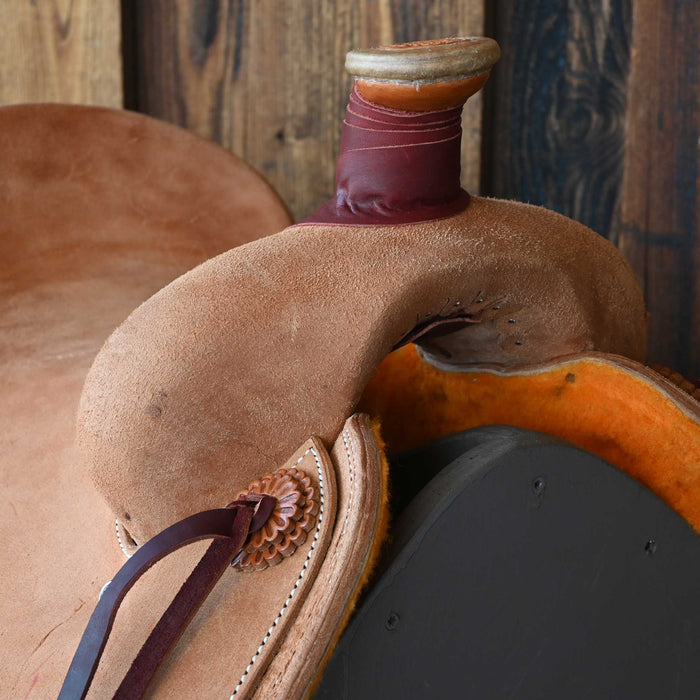 14" TESKEY'S TEAM ROPING SADDLE
