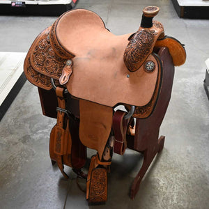 15" PATRICK SMITH ROPING SADDLE Saddles Patrick Smith