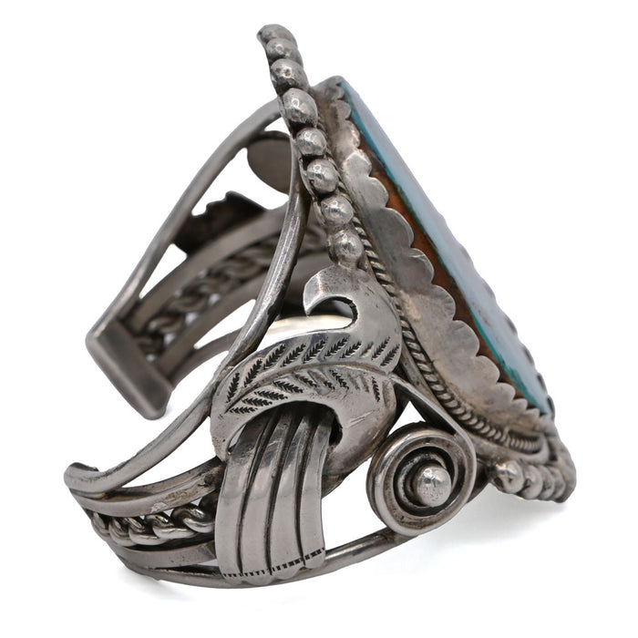 John George Pilot Mountain Turquoise Cuff WOMEN - Accessories - Jewelry - Bracelets Manitou Gallery Historic