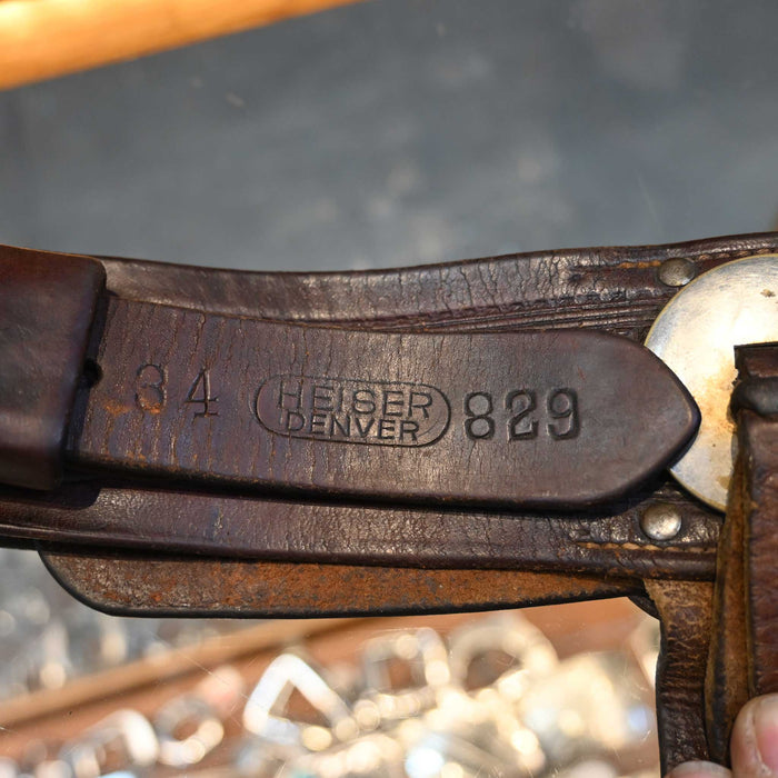 Vintage H. Heiser Saddlery Co. Denver Colo. Batwing Chaps Collectibles H. Heiser