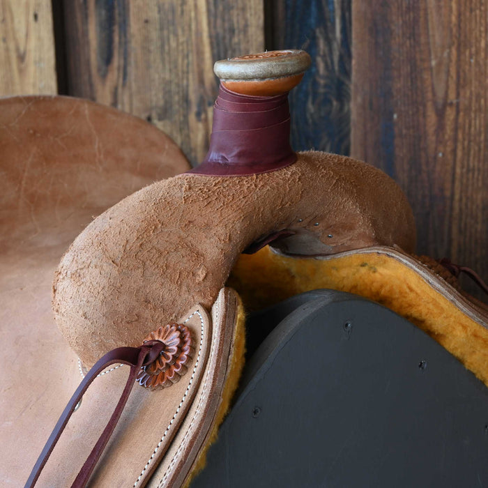 15" TESKEY'S TEAM ROPING SADDLE