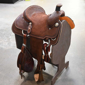 13.5" PATRICK SMITH ROPING SADDLE Saddles Patrick Smith