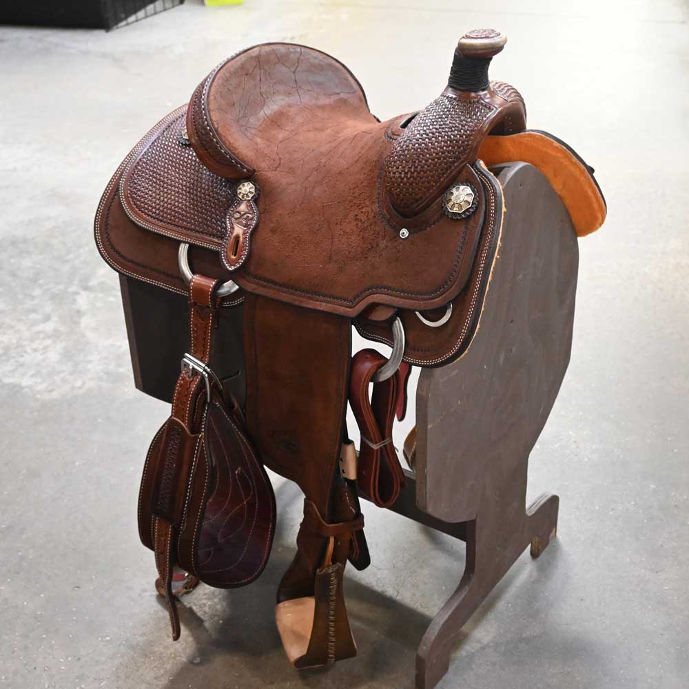 13.5" PATRICK SMITH ROPING SADDLE Saddles Patrick Smith