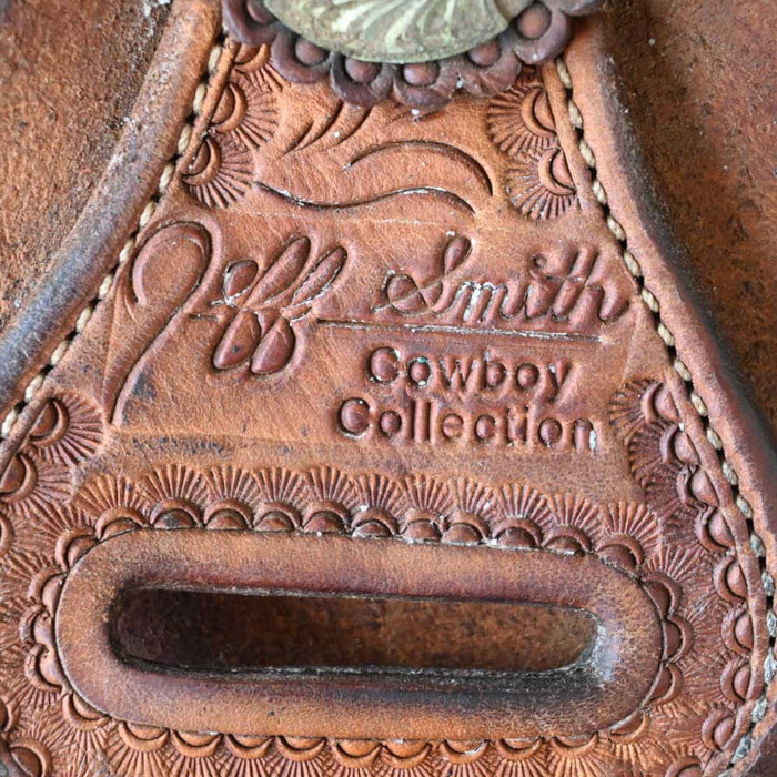 16.5" USED JEFF SMITH COW HOSRE SADDLE Saddles - Used Jeff Smith