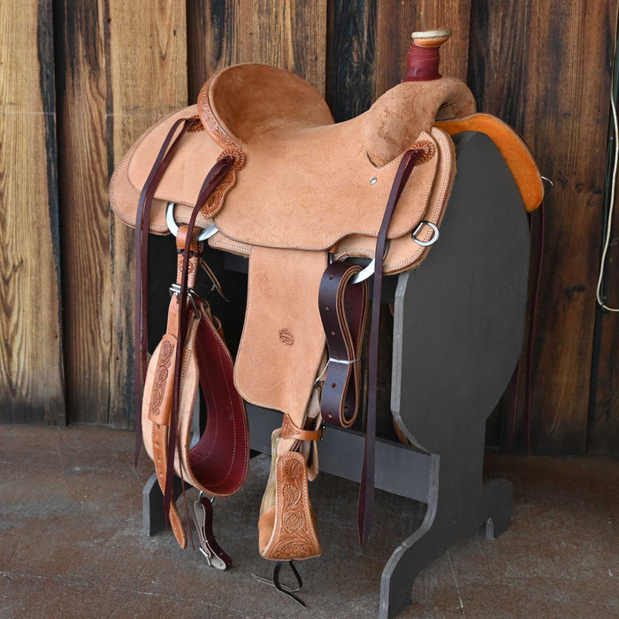 14.5" TESKEY'S TEAM ROPING SADDLE