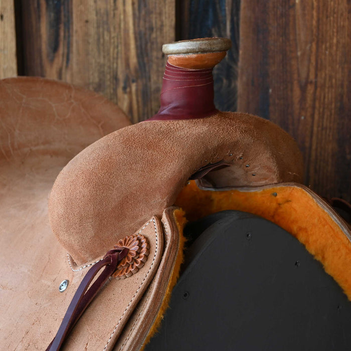 15" TESKEY'S TEAM ROPING SADDLE
