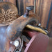 13" USED DOUBLE J POZZI PRO BARREL SADDLE Saddles - Used DOUBLE J SADDLERY