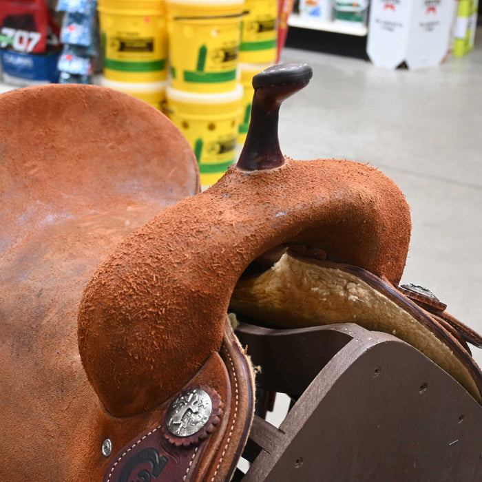 15" USED JEFF SMITH C3 BARREL SADDLE