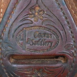 16" USED CACTUS RANCH SADDLE Saddles CACTUS SADDLERY