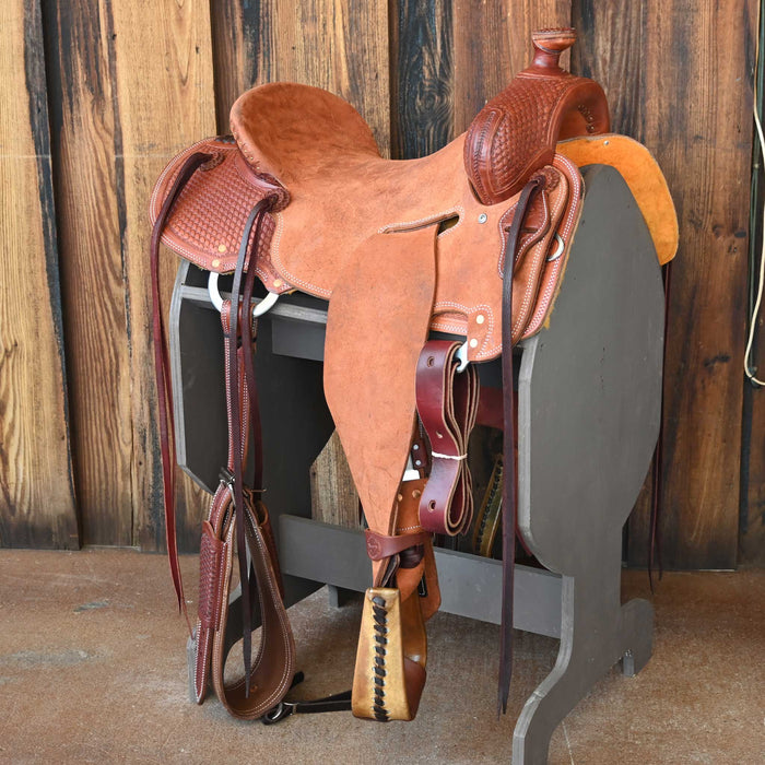 16.5" TESKEY'S STRIP DOWN RANCH SADDLE