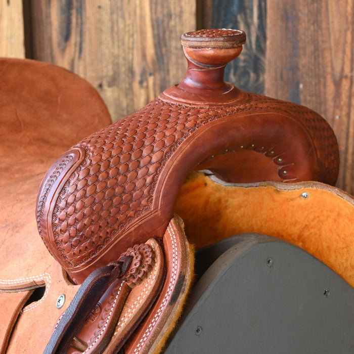 17" TESKEY'S STRIP DOWN RANCH SADDLE