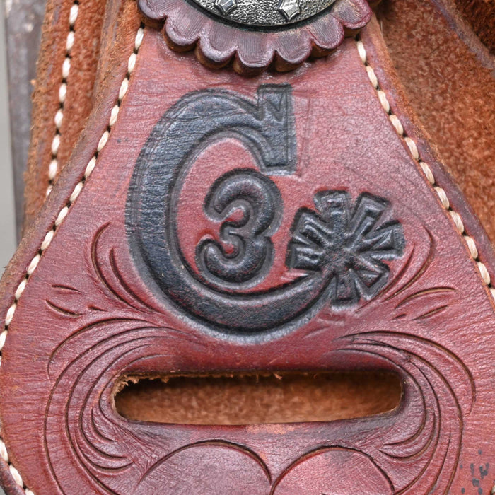 15" USED JEFF SMITH C3 BARREL SADDLE