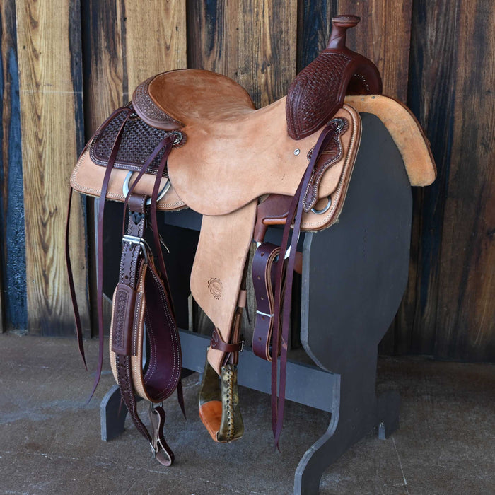 15.5" TESKEY'S RANCH CUTTER SADDLE