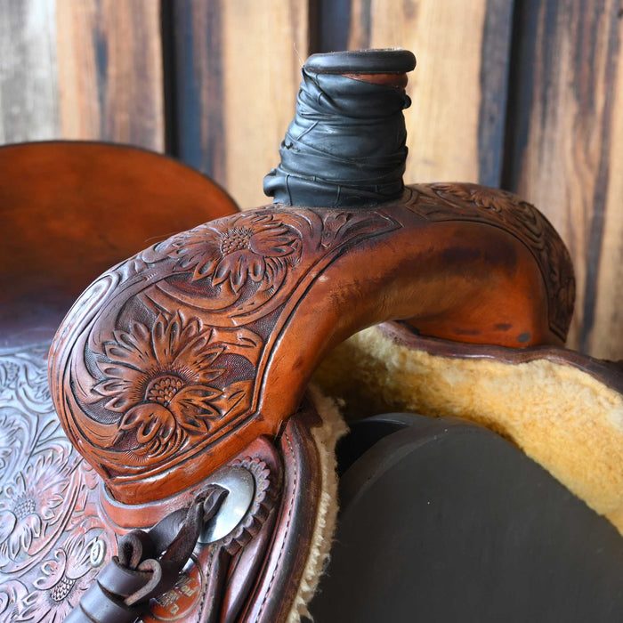 15.5" USED TRENT WARD RANCH SADDLE