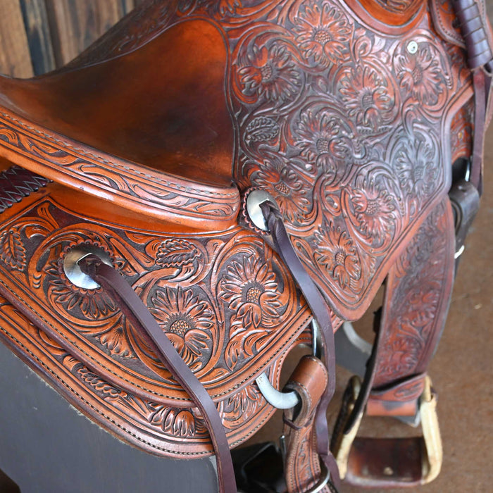 15.5" USED TRENT WARD RANCH SADDLE