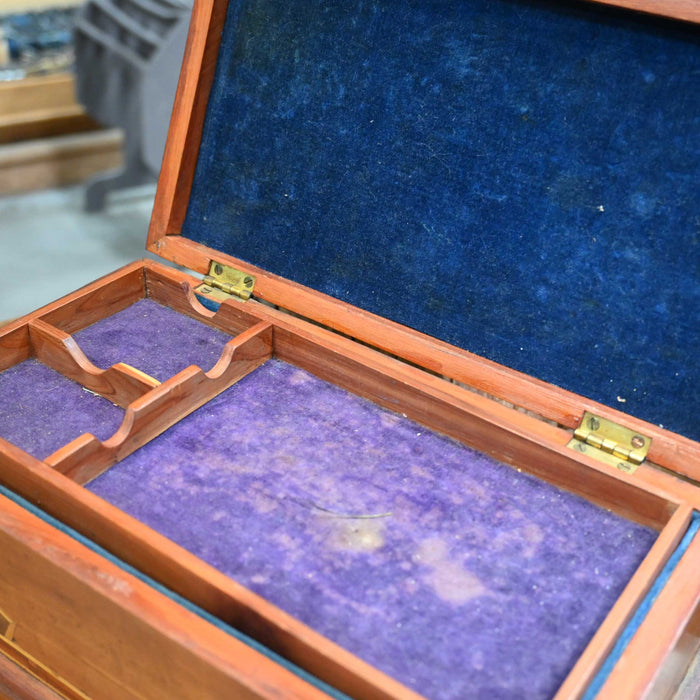 Vintage Indian Jewelry Box w/ velvet lined