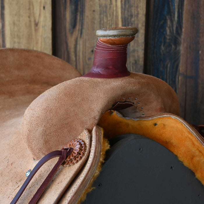 14" TESKEY'S TEAM ROPING SADDLE
