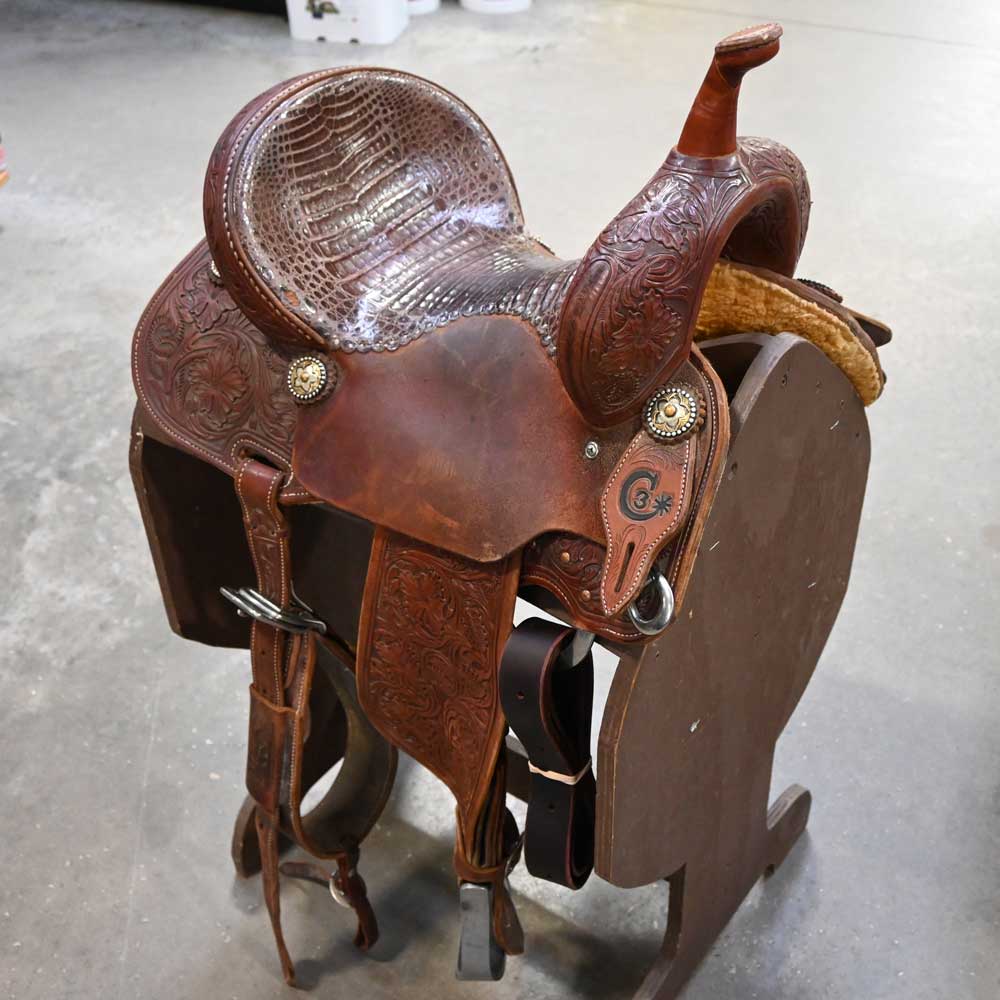 14.5" USED JEFF SMITH C3 BARREL SADDLE Saddles Jeff Smith   