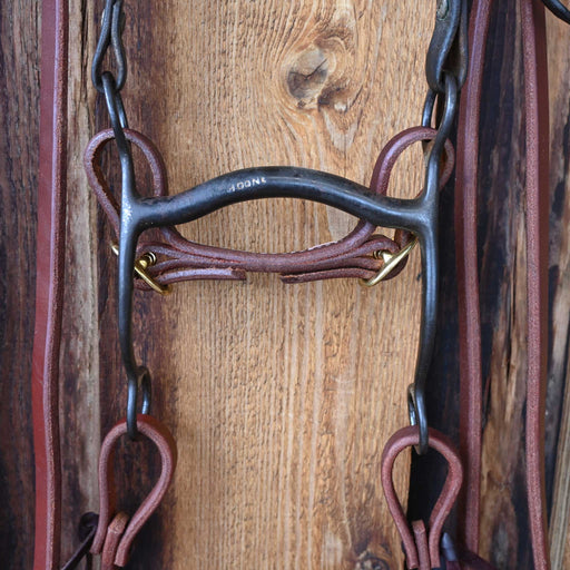 Boone Solid Port Bridle Rig w/Single Ear Headstall Tack - Rigs Boone