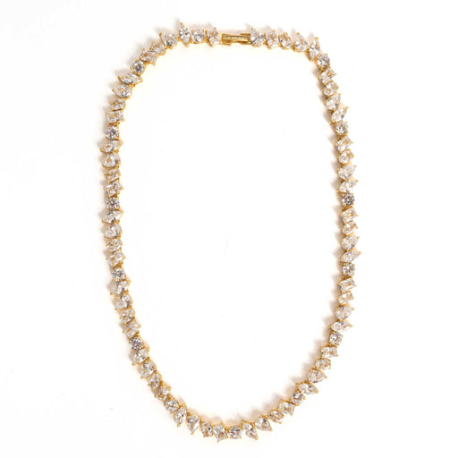 Pamela Gold Tennis Necklace WOMEN - Accessories - Jewelry - Earrings Sahira Jewelry Design