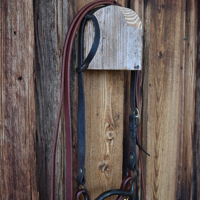 Boone Solid Port Bridle Rig w/Single Ear Headstall Tack - Rigs Boone