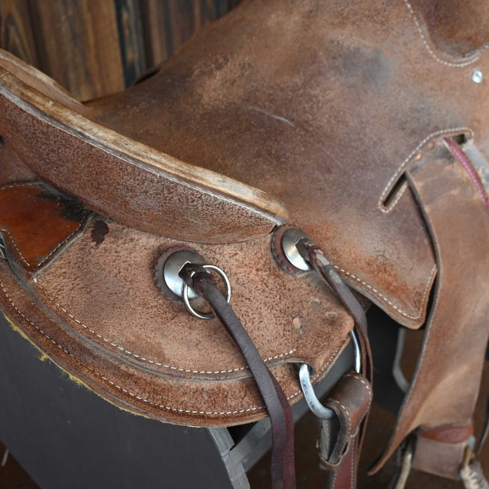 17" USED HEART OF TEXAS RANCH SADDLE