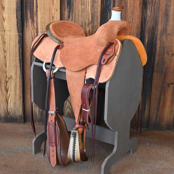 16" TESKEY'S STRIP DOWN RANCH SADDLE