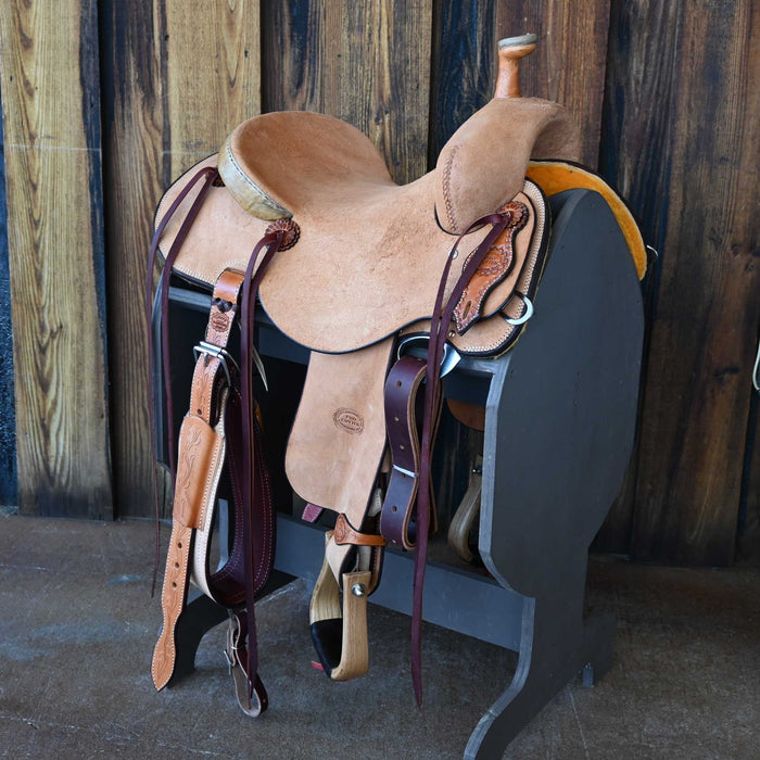 14.5" TESKEY'S PRO CUTTER RANCH CUTTER SADDLE