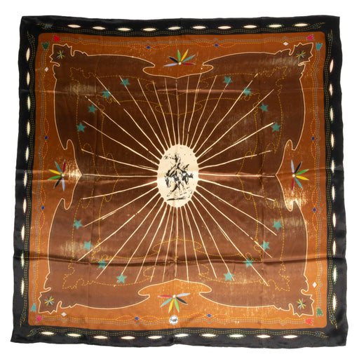 Fringe Scarves Western Yoke Long Tall Scarf ACCESSORIES - Additional Accessories - Wild Rags & Scarves Fringe Scarves