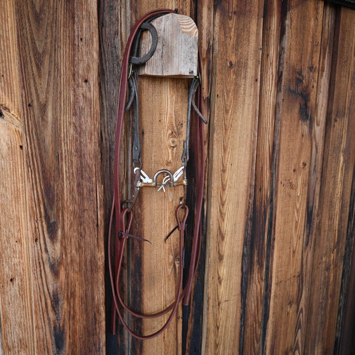 Cowpuncher Correction Bridle Rig w/Single Ear Headstall Tack - Rigs Cowpuncher